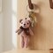 Wrapables Plush Teddy Bear Keychain Bag Charm, Stuffed Animal Doll Accessories (Set of 2)